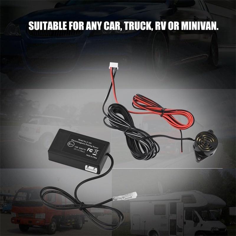Electromagnetic Induction Car Electromagnetic Parking Sensor Easy install Parking Radar Bumper Guard Backup Reversing System