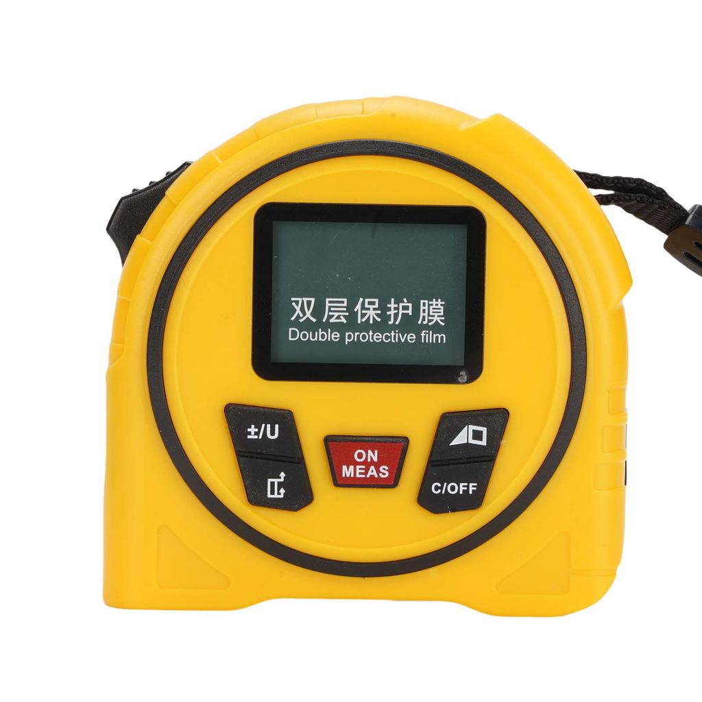 3in1 Laser Tape Measure 131ft Laser Measurement &16.4ft Manual Tape Ruler with Roller Measuring LCD for