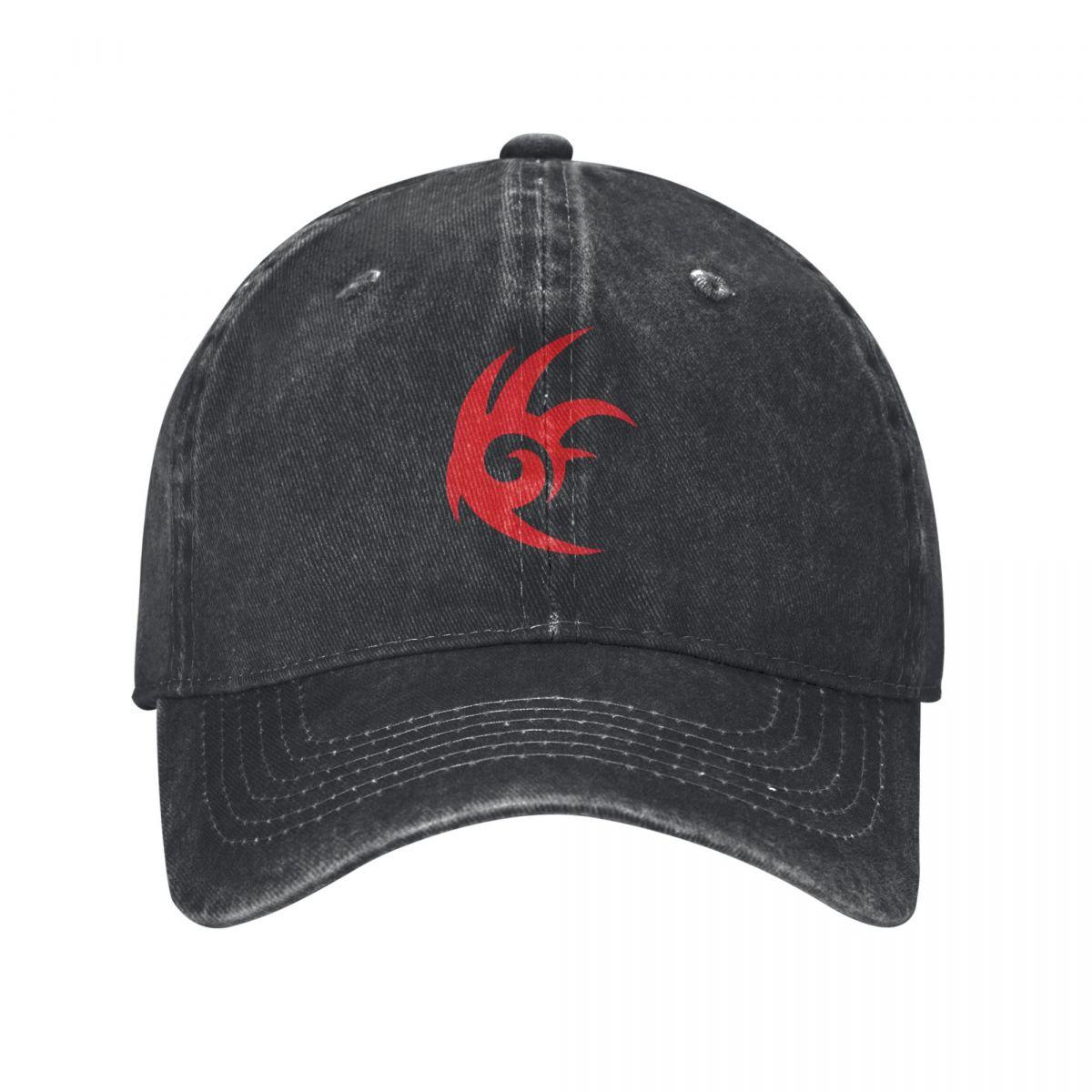 Hedgehog Shadow Baseball Caps Fashion Distressed Denim Cartoon Game Snapback Hat Unisex Women Outdoor Activities Caps Hat One Size