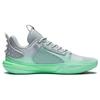 Li Ning All City 11 Fabric Synthetic Leather Shock Absorption Non-Slip Wear-Resistant Low-Top Basketball Shoes Men sneaker Gray Green ABAT031-1