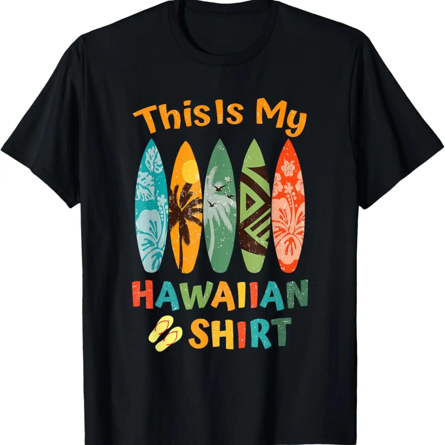 Это моя Гавайская рубашка Луау Алоха Гавайи Пляж Ананас Футболка S