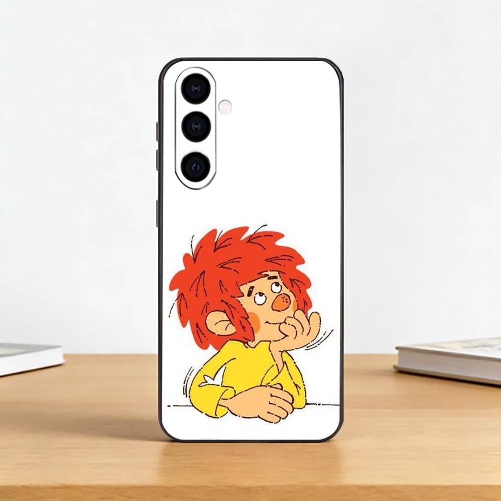 M-Meister E-Eder und Sein Pumuckl Phone Case For Samsung Galaxy A73,A72,A71,A70,A53,A52,A51,Soft Silicone Black Cover