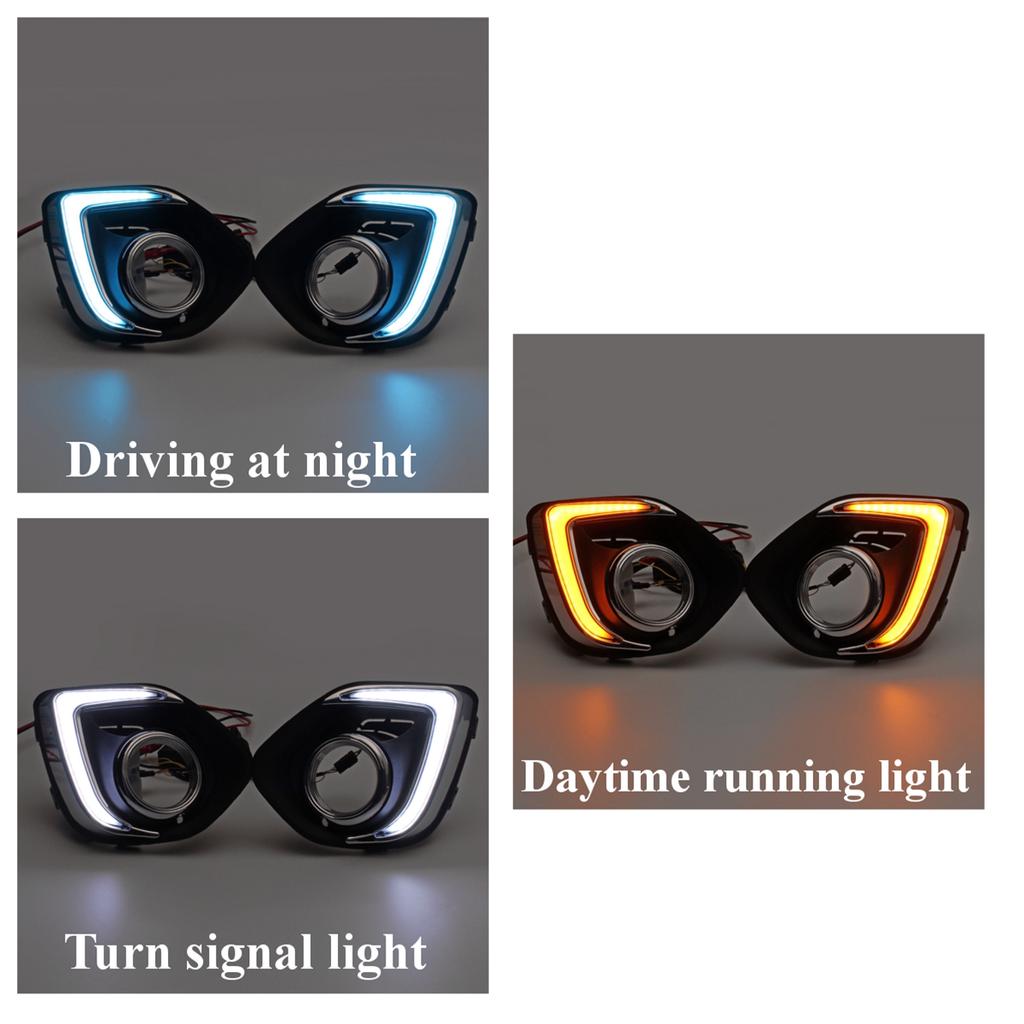 Blue LED DRL Daytime Running Light For Mitsubishi ASX Outlander Sport