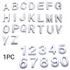 Door Number Plate 5cm Electroplated Abs Resin Silver Gold Bronze Black