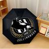 Collingwood Football Club Printed Umbrella Lightweight for Travel Camping and Leisure a Musthave for Family Holidays and Birthday Gifts