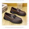 Fashion Summer Designer New Hollow Leather Platform Men's Loafers Fashion Soft Sole Casual Business Man Dress Shoes Sapatos Para Hombre