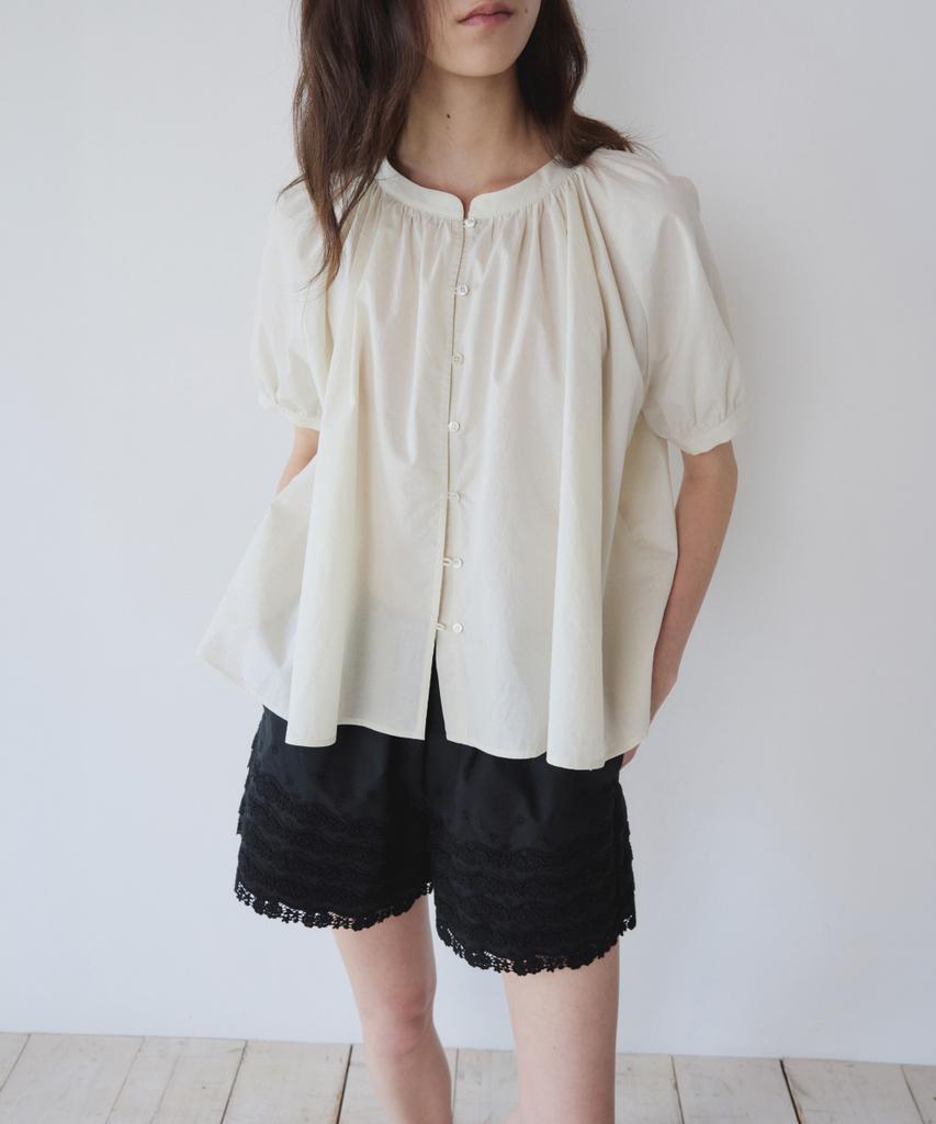 Ieoning Drape Raglan Blouse, Light Beige