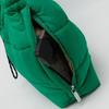 Down Drawstring Shoulder Bag Versatile Large Capacity Underarm Bags Puffy Quilted Tote Bag  Daily