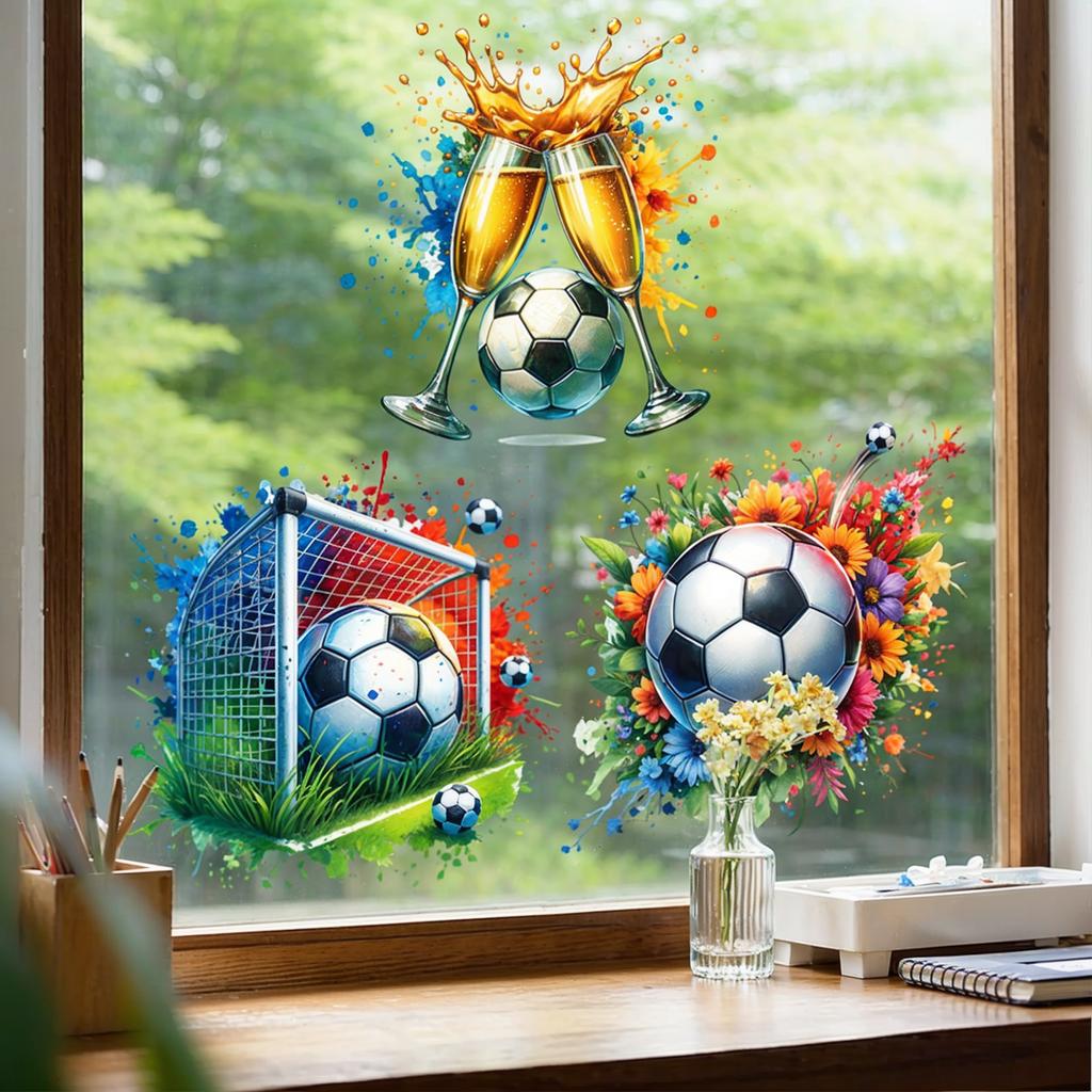 Fussball-Themenmöbel Dekorationsaufkleber