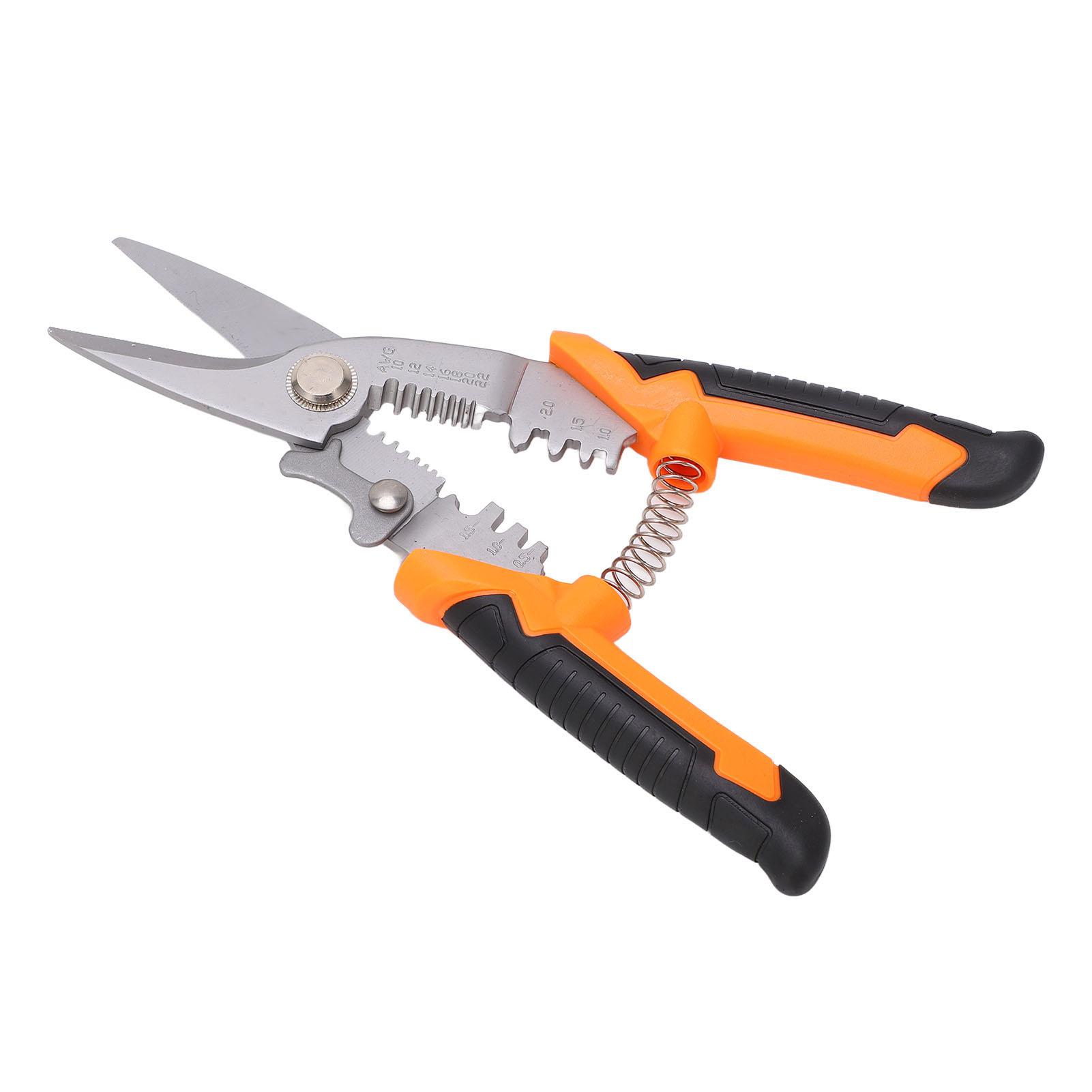 

Инструмент для зачистки проводов, кусачки для кабеля, из нержавеющей стали, инструмент для зачистки и резки проводов для ремонта 120 6280