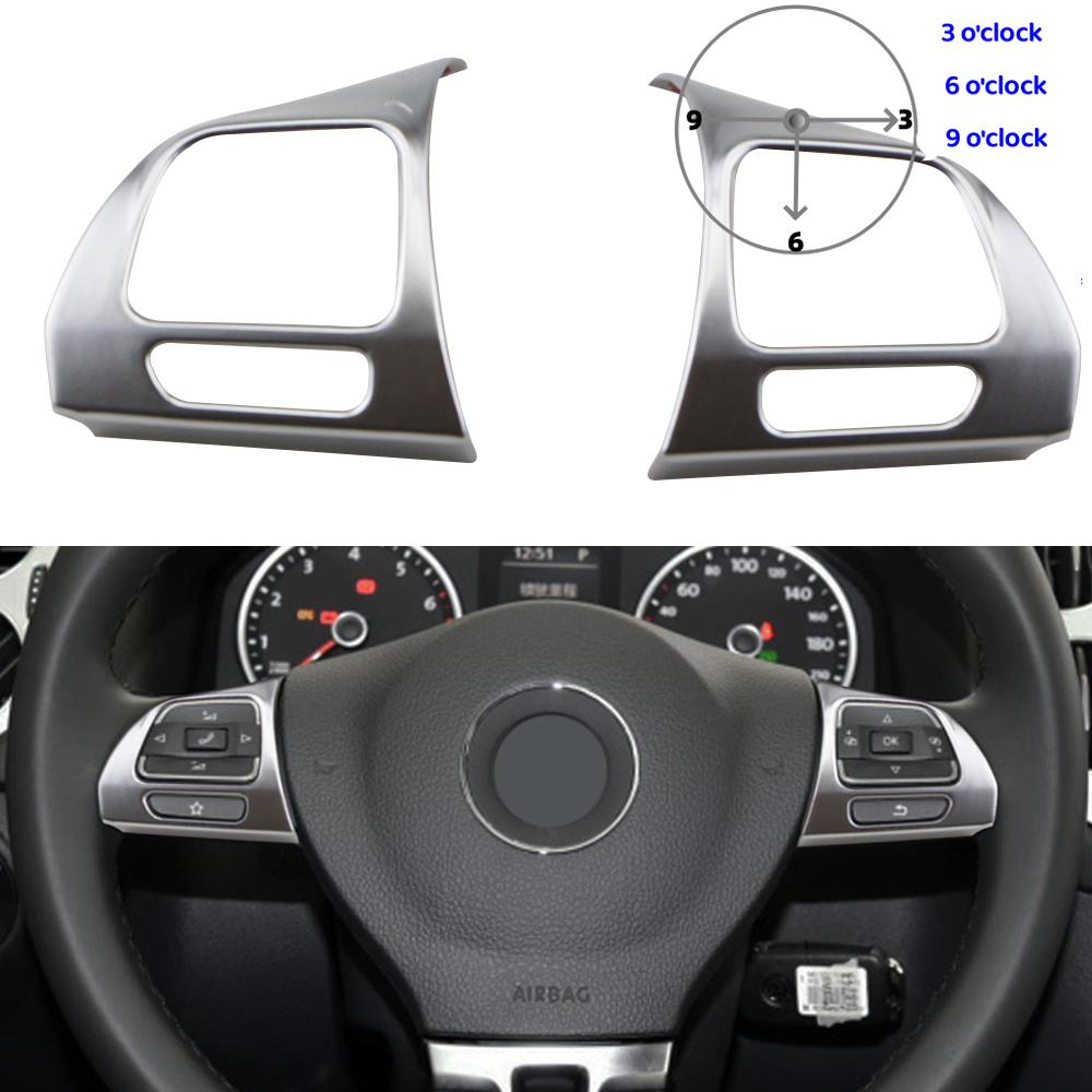 Car Steering Wheel Switch Panel Sequins Trim for Vw Golf Mk6 Passat B7 Cc Eos Tiguan Jetta Touran Sharan Caddy