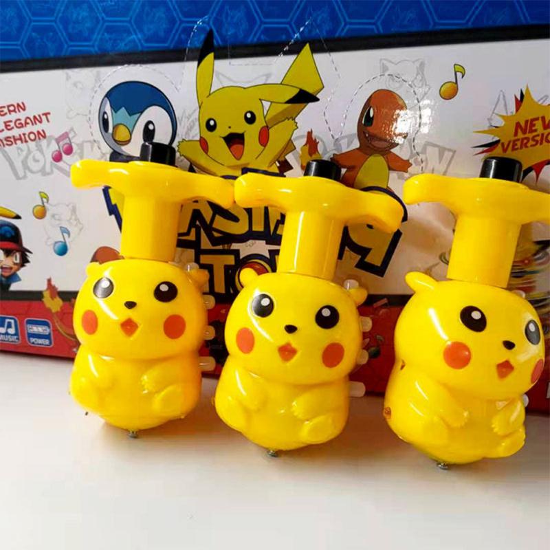 Mehrfarbiges Spinning-Gyro-Spielzeug, Cartoon-elektrische Musik, blinkendes Licht-Gyro für Kinder