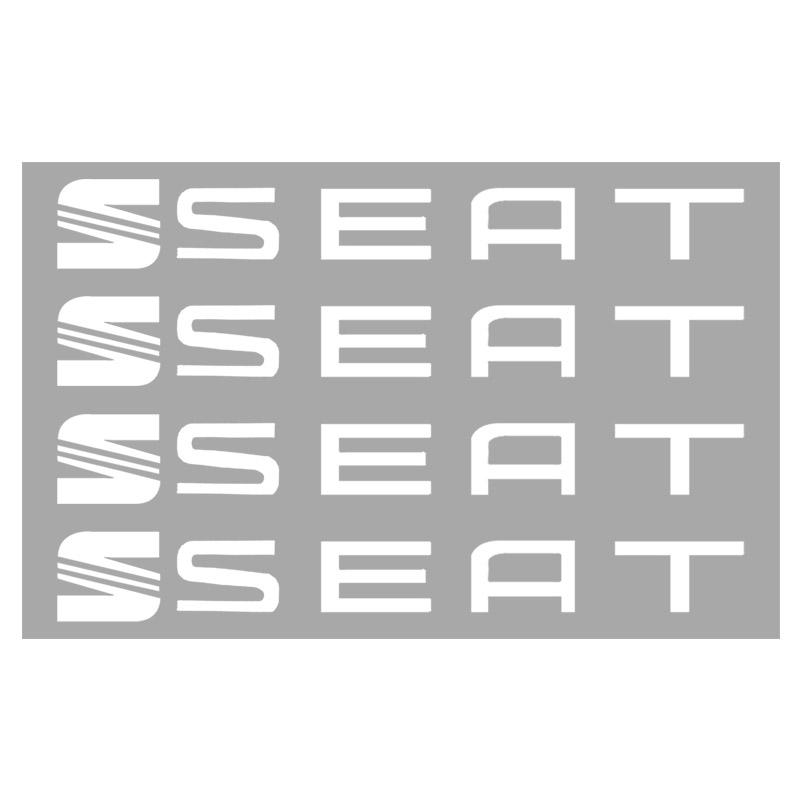 4 Stück Auto Türgriff Aufkleber Reifen Rückspiegel Aufkleber für Seat Cupra Leon 5f Ibiza 6l 6j Leon 1p Kissen Altea Xl Leon Deko