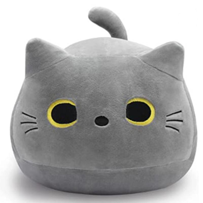 Cute Cat Plush Doll Toys Soft Stuffed Animal Cat Pillow Nap Cushion Creative Birthday Gift For