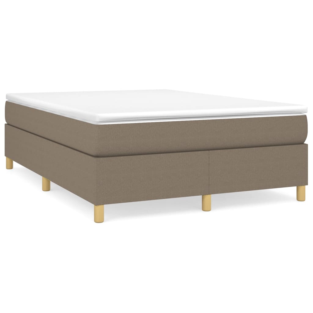 Vidaxl Rama Łóżka Bez Materaca, Taupe, 140X200 Cm, Obita Tkaniną