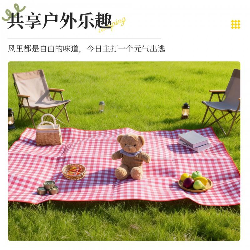 Heavy Duty Aluminum Foil Picnic Blanket Waterproof Camping Mat Anti-Slip Outdoor Ground Cover 6-8 People