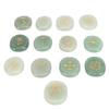 13PCS     Stones with Cloth Bag Engraving   Stone for Divination   Meditation