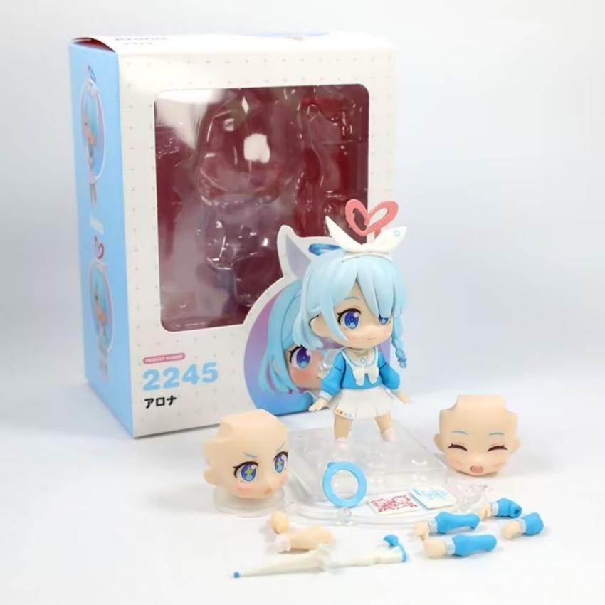 10M Blue Archive Arona Q Version Cute 2245 #2245 Girl figure PVC Anime Action Toy Game Collectible Model Adult Doll Gifts