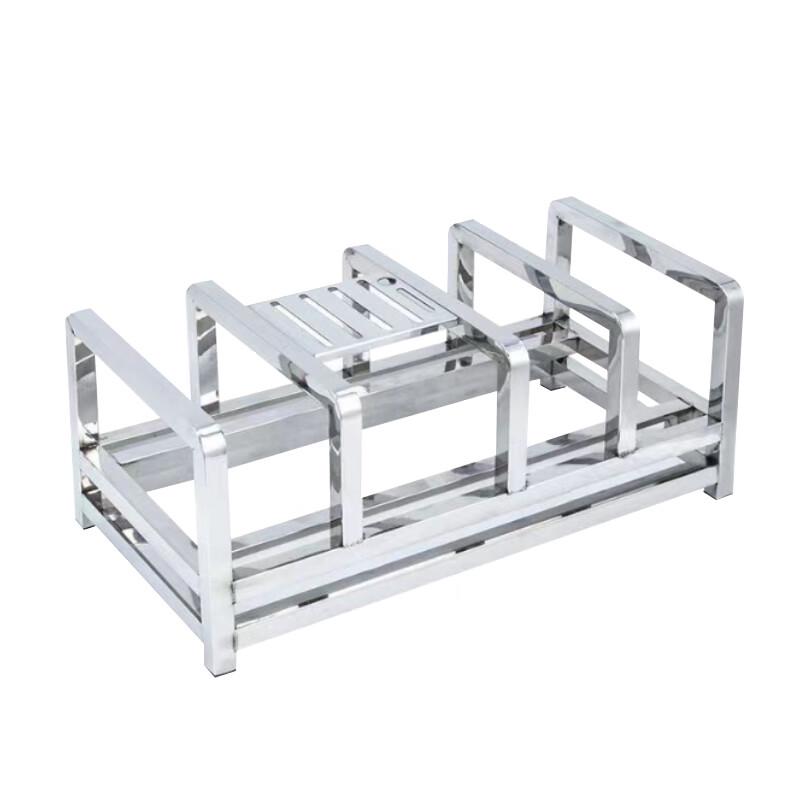 Stainless Steel Cutting Board and Knife Organizer