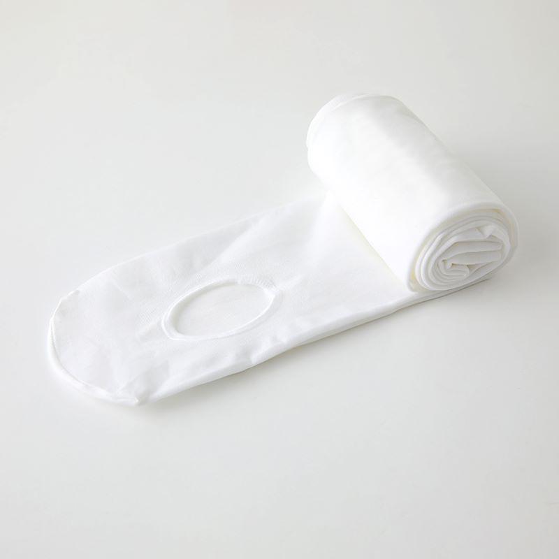 Colanți de balet albi 60D pentru copii pentru practică și examene - Leggings profesioniști din catifea.