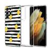 Mediterranean Lemon Phone Case For Samsung Galaxy S22 5G S20 Ultra S21 FE 5G S10E S9 S8 S10 Plus Note 20 10 Clear Silicone Cover