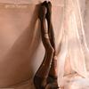 Manyan Fragile Hand-Torn High Waist Hollow Stockings 7230