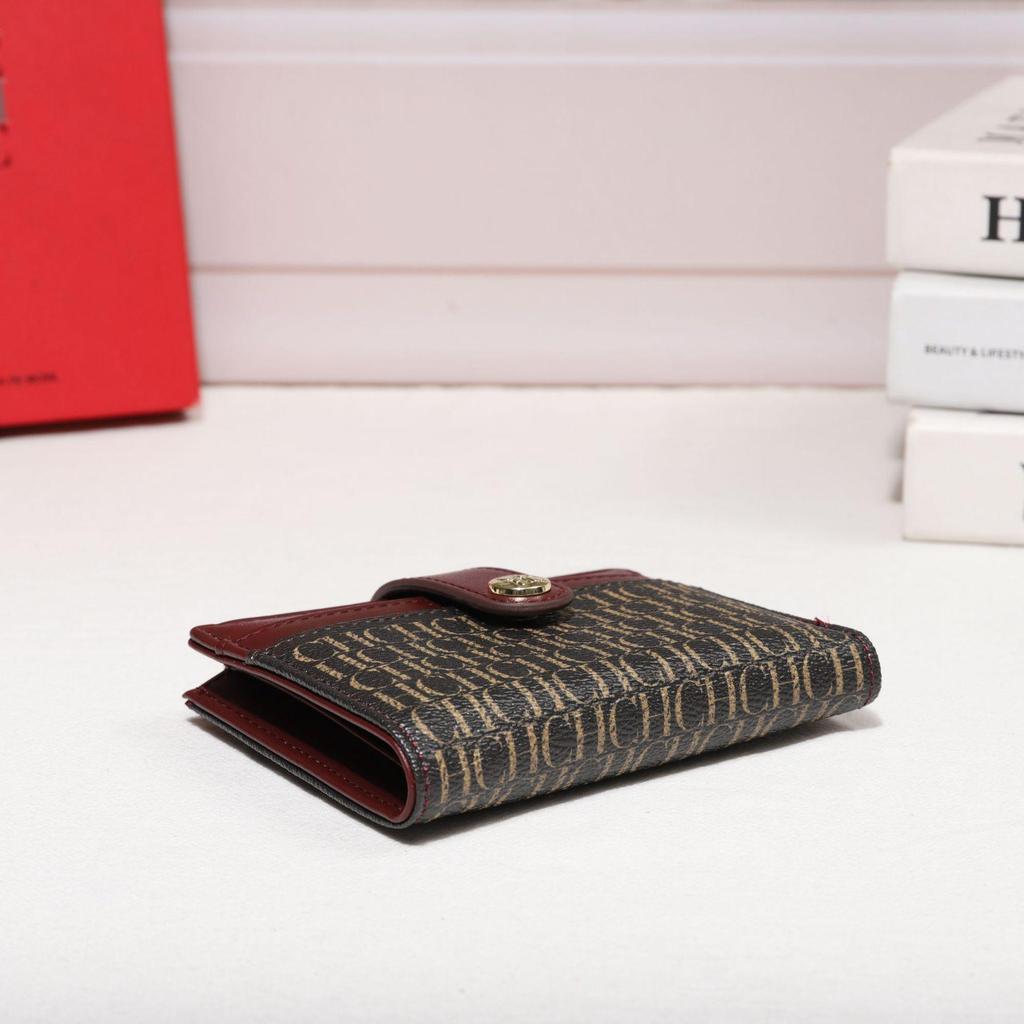 CHHC Women's Mini Coin Purse 2024 - Stylish Short Wallet with Letter Card Holder, Niche Design, and INS Style