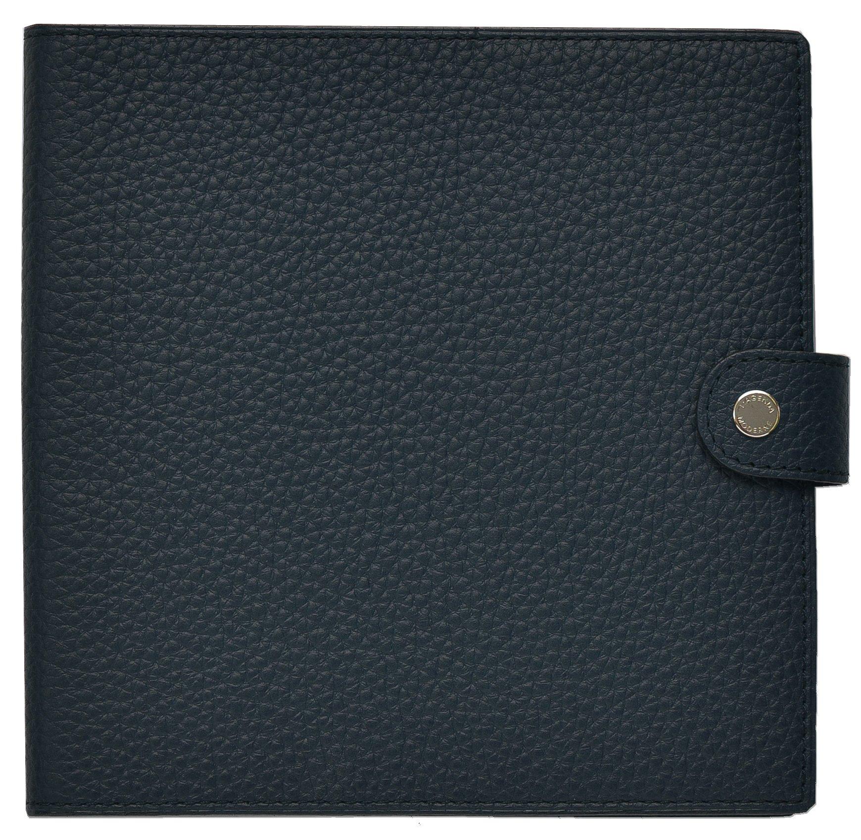 

Quo Vadis Notebook Genuine Leather Cover Taurillon 16x16cm Marine qv16x1620ma (Cowhide)