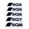 for 3R New Accessories Letter Trunk Metal Car Emblem Stickers SQ3 SQ5 SQ6 SQ7 SQ8 Rear Badge Body Side Decal Decoration 5T  ol87