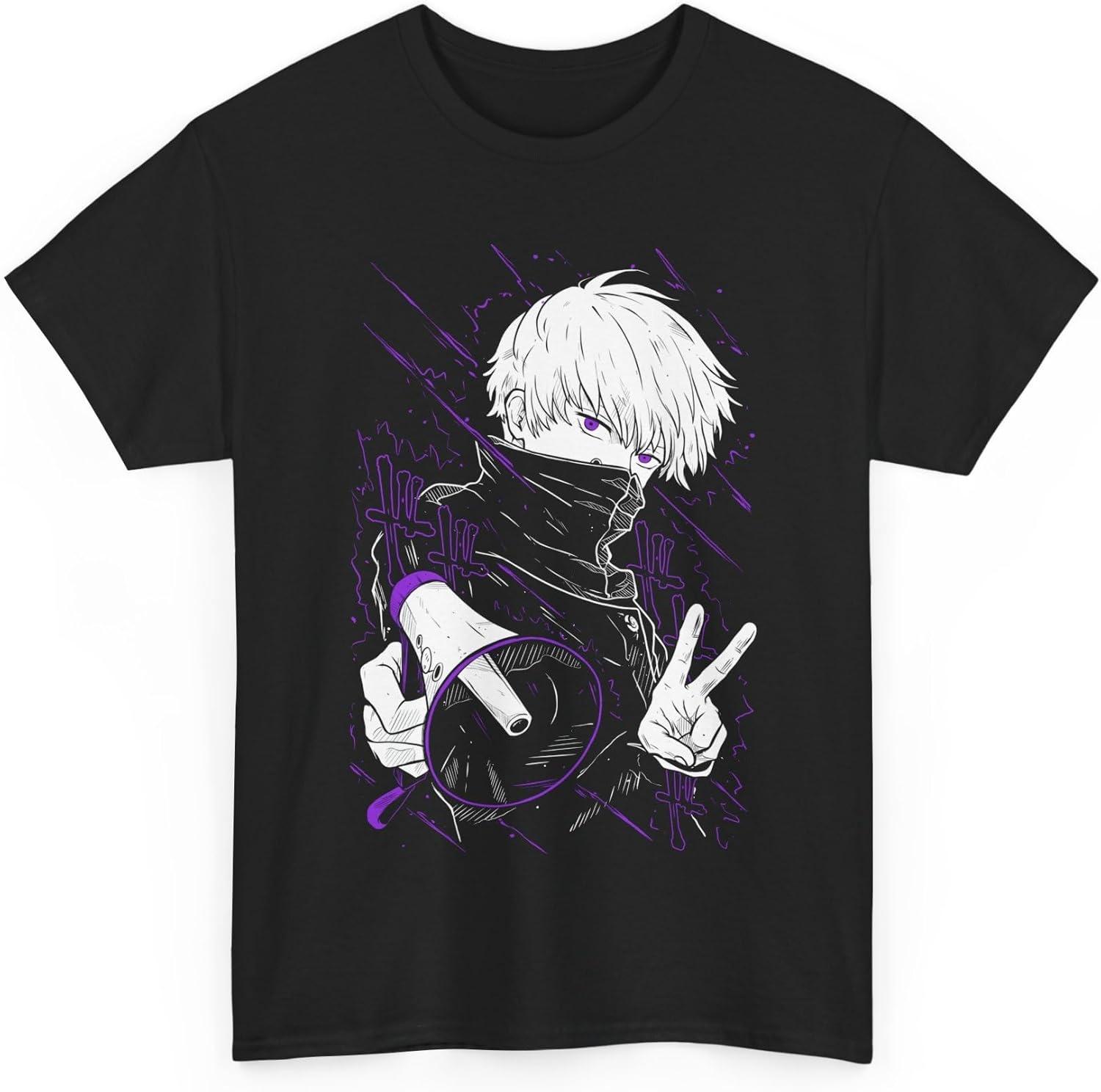 

Jujutsu Toge Inumaki Anime T-Shirt Unisex Kaisen Anime Japanese Cotton XXXXXL чорний