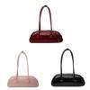 Minimalist Pu French Bag With Zipper Closure And Interior Pockets For Women