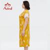 Astrid Women's Summer Dress 2023 Elegant Dress Long Cotton Oversize Office Embroidery Pattern Lace Cuff Design New In Dresses