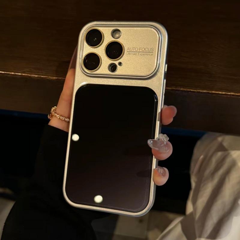 Three-dimensional Contrasting Color Large Window, Suitable for Apple 18promax Mobile Phone Case 17 All-inclusive 16 Anti-drop 1514