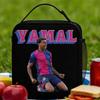 Lamine Y-Yamal Isolierte Lunchtaschen Thermotasche Wiederverwendbar, Lunchbehälter Fußball Soccer Auslaufsichere Tragetasche Brotdose Strand Picknick