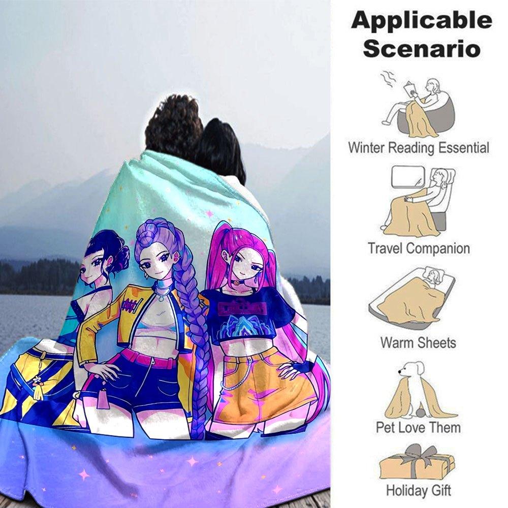 1pc Hunter X (17) Blanket Soft Warm Throw for Home, Office, Travel All Season Cozy Bedding Gift, Office Cozy AccessoryB1
