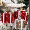DIY Crafts Painted Christmas Gift Plastic New Year Christmas Tree Ornament Pendant Hanging Ornament
