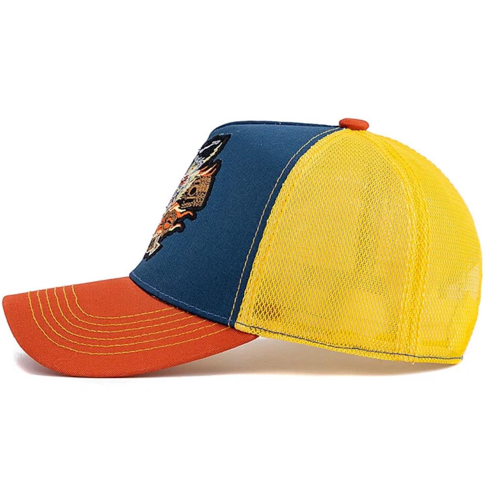 Trucker Summer Streetwear Urban Style Street Ventilated Permeable Air Her Him For Women Men Hat Mesh Truck Stitched Stitching Embroidered Dragon