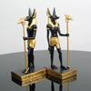 Anubis Resin Arts And Crafts Jackal Ornament Dog Pharaoh Pyramid Sculpture Egypt Travel Souvenir Home Decoration Gift
