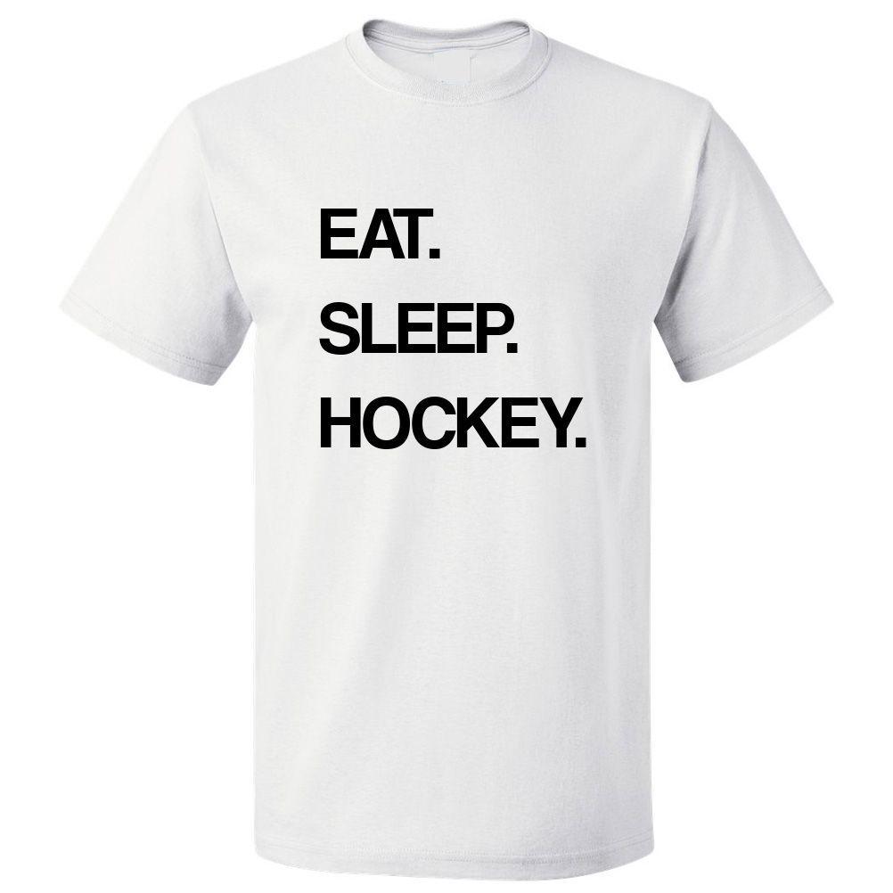 Camiseta de hockey Eat SleepSe abre en una nueva ventana o pestaña L