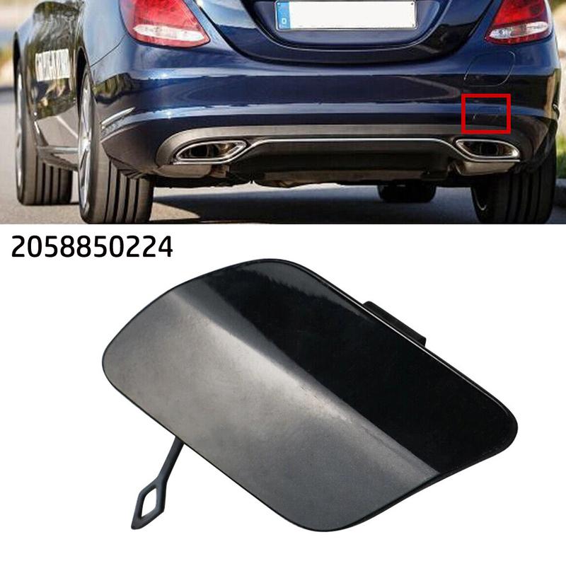 Tow Hook Cap Tow Hook Eye Cover Bumper Parts Rear A2058850224 Plastic Accessories For Benz W205 C-Class 15-21 Useful