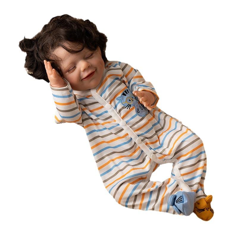 18 April Rebirth Doll Girl Toy Vinyl Simulation Baby Toy Hand Hair Transplant