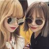 European American Retro Small Oval Sunglasses For Women, Trend Star Same Style Light Shades, Anti UV Glasses