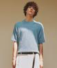 KNITTED Summer Boucle Round Knit Blue