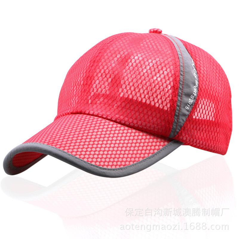 Hut Herren Sommer Atmungsaktive Mesh-Kappe, Outdoor Schatten Sport Freizeit Damen Baseballkappe
