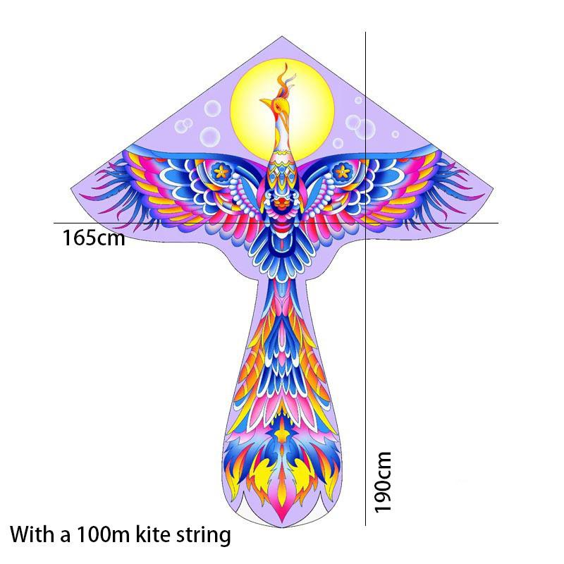 Weifang Drachen Neuer Langschwanz-Phönix-Drachen HD-Druck Leichter Flug Erwachsener