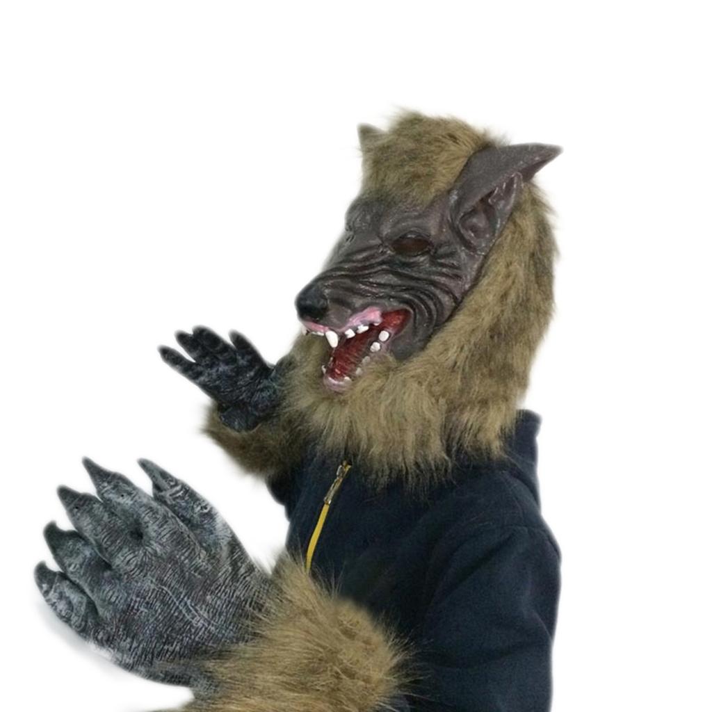 (Can Be Sold In Combination with sku210714TW05) Halloween Horror Demon Masquerade Props (Wolf Gloves)