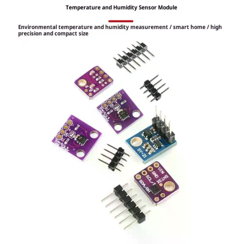 SHT31 SHT30 Temperature SHT31-D Humidity Sensor Module Microcontroller IIC I2C Breakout Weather 3V 5V Compliant FOR ARDUONO