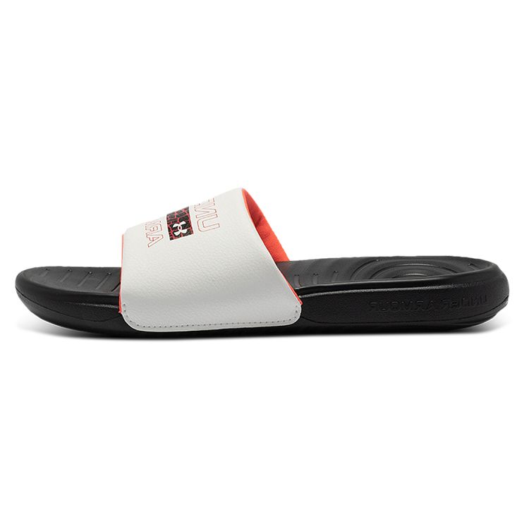 Under Armour Women s Ansa Graphic Slide Black White 3024436-005 36.5