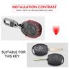 3 Button Leather Car Key Cover For Ford Focus Galaxy Mondeo Transit Connect Cougar Fiesta