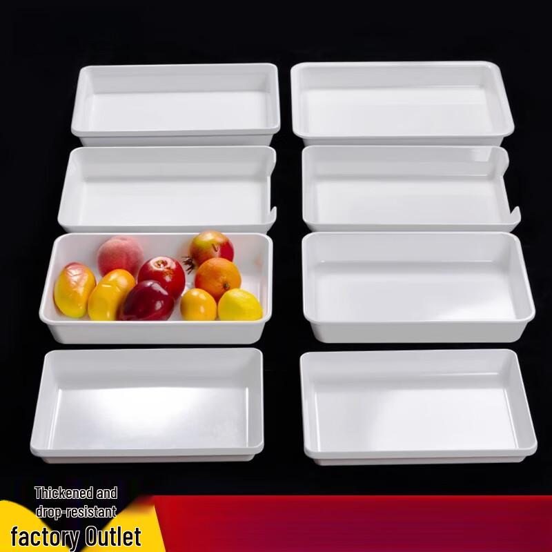 Melamine Rectangular Food Display Tray